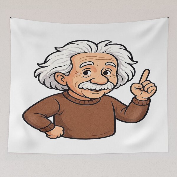 Item preview, Albert Einstein Pointing Finger designed and sold by Owcomm.