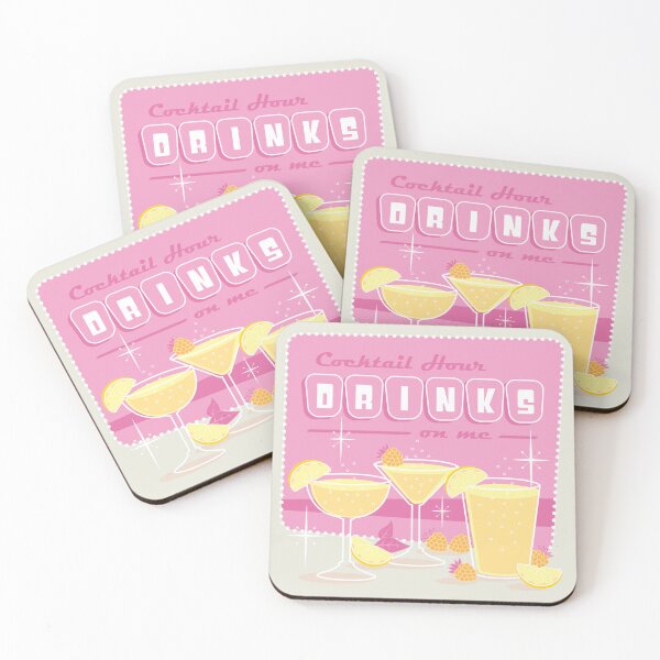 Item preview, Cocktail Hour - The Pink Collection designed and sold by ZandraCalif.