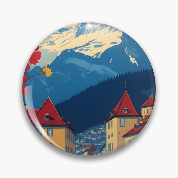 Item preview, Horgen Switzerland 1950s Vintage Travel Tourism designed and sold by TravelersGems.