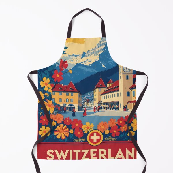 Item preview, Horgen Switzerland 1950s Vintage Travel Tourism designed and sold by TravelersGems.