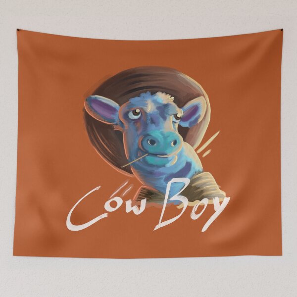 Item preview, “Cow Boy” - Wild West Cow designed and sold by JoshuaVasquez.