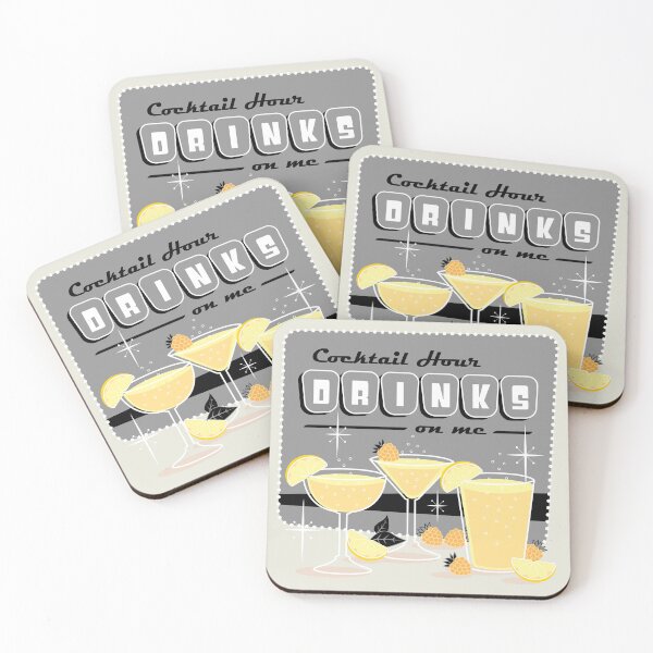 Item preview, Cocktail Hour - The Grey Collection designed and sold by ZandraCalif.