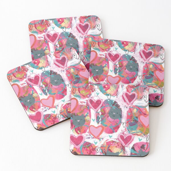 Item preview, Grey Kittens in Love designed and sold by brennasophia.