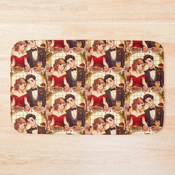 Item preview, Couple Eating Together in a Restaurant  designed and sold by Mywaymylife.