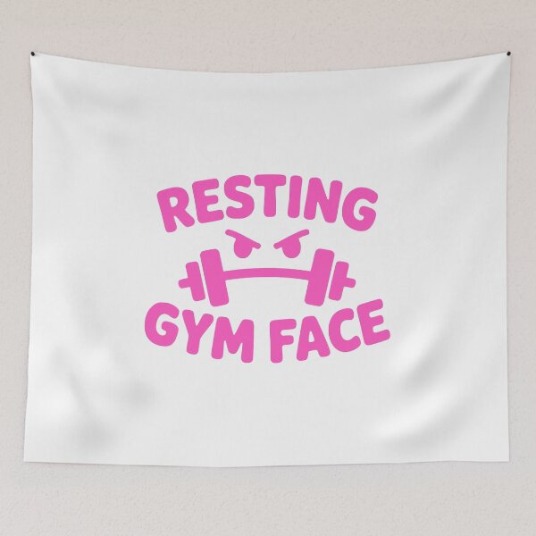 Item preview, Resting Gym Face! Pink Girlie designed and sold by PMCreative.