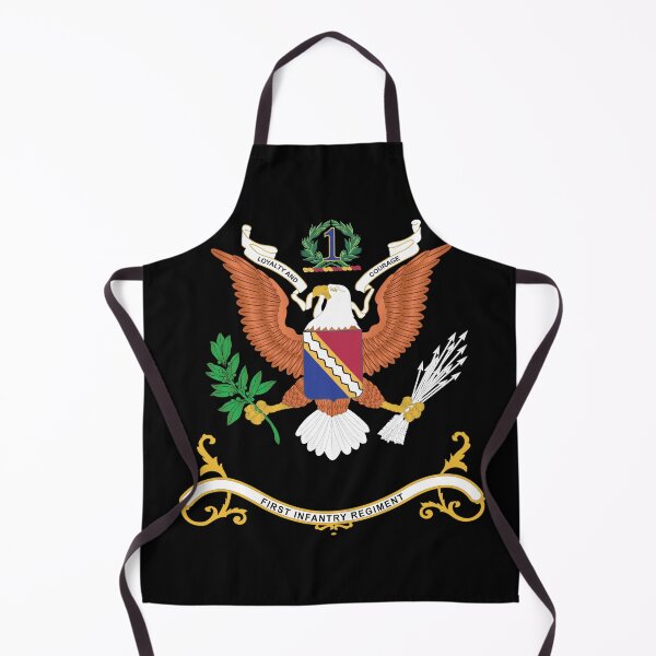 Item preview, Army - Regimental Colors - 1st Infantry Regiment - Loyalty and Courage X 300 designed and sold by Military Insignia Products.