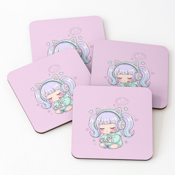 Item preview, Sleepy Chibi Gamer Girl designed and sold by SBT_G&G.