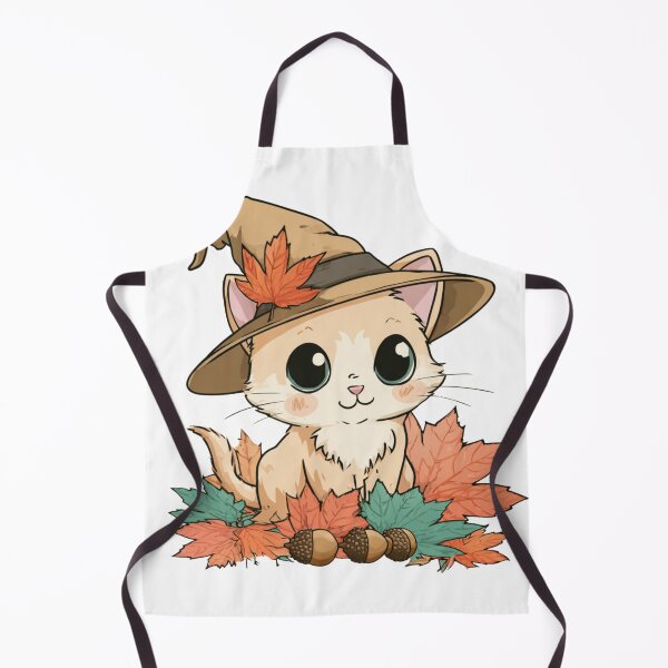 Item preview, Cute Autumn Cat designed and sold by NicolasGlowArt.