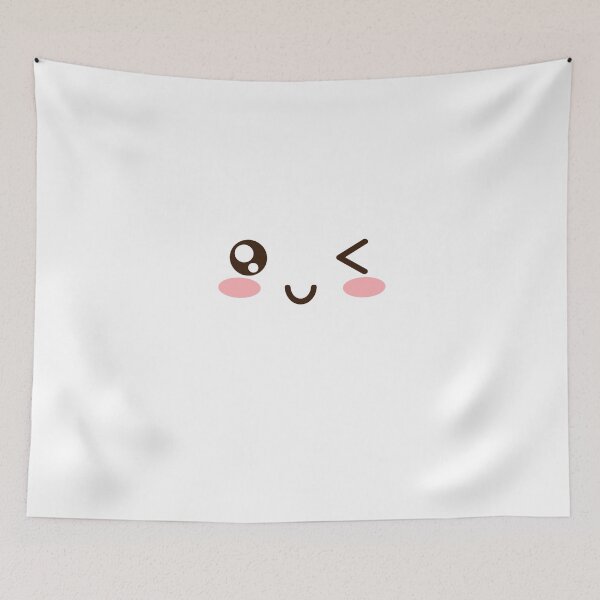 Item preview, CUTE ANIME JAPANESE EMOJI/EMOTICON WINKY FACE designed and sold by PoserBoy.