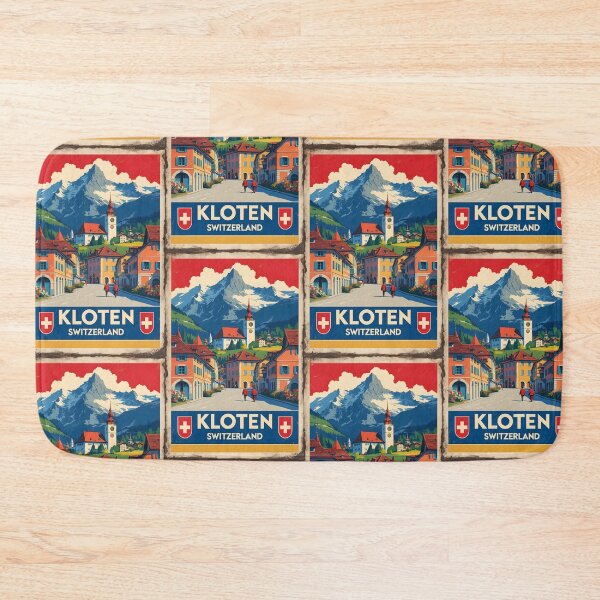 Item preview, Kloten Switzerland 1950s Vintage Travel Tourism designed and sold by TravelersGems.