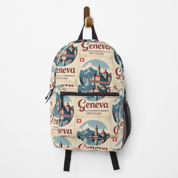 Item preview, Geneva Switzerland 1950s Vintage Travel Tourism designed and sold by TravelersGems.