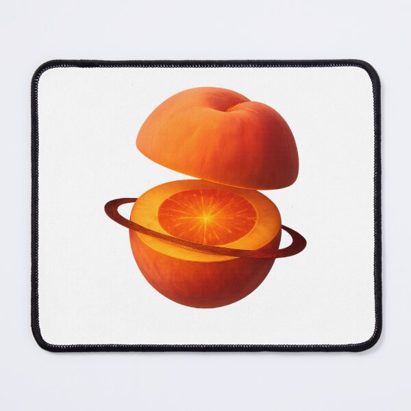 Item preview, Venus Peach Surreal Illustration | Cosmic Fruit Half Cut Planet Art T-Shirt & Poster designed and sold by Pixcelcosmic.