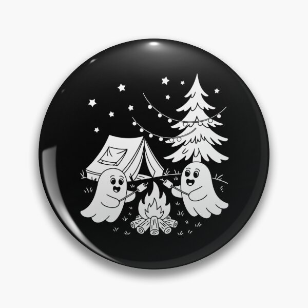 Item preview, Ghost Camping Campfire Halloween designed and sold by savrmiller.
