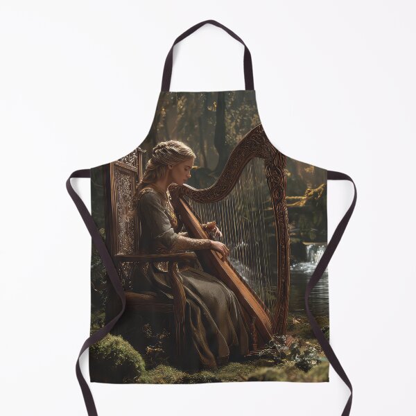 Item preview, Celtic woman sat on a Carved Thone water fall designed and sold by thewandswant.