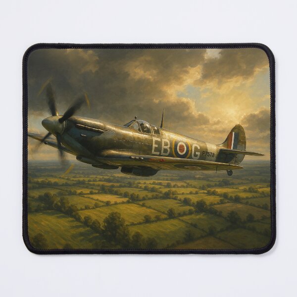 Item preview, Supermarine Spitfire Portrait designed and sold by Airpower Art.