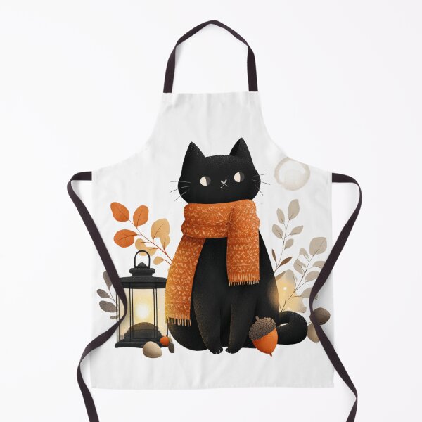 Item preview, Autumn Vibe Cat designed and sold by NicolasGlowArt.