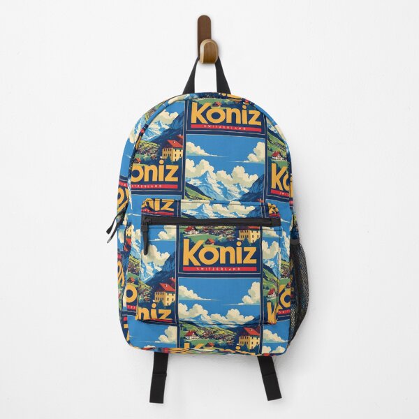 Item preview, Koniz Switzerland 1950s Vintage Travel Tourism designed and sold by TravelersGems.