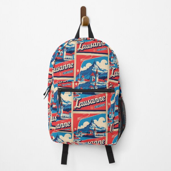 Item preview, Lausanne Switzerland 1950s Vintage Travel Tourism designed and sold by TravelersGems.