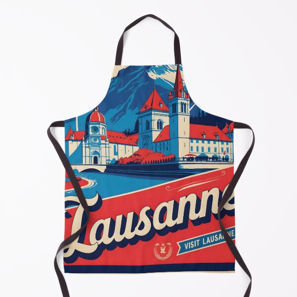 Item preview, Lausanne Switzerland 1950s Vintage Travel Tourism designed and sold by TravelersGems.
