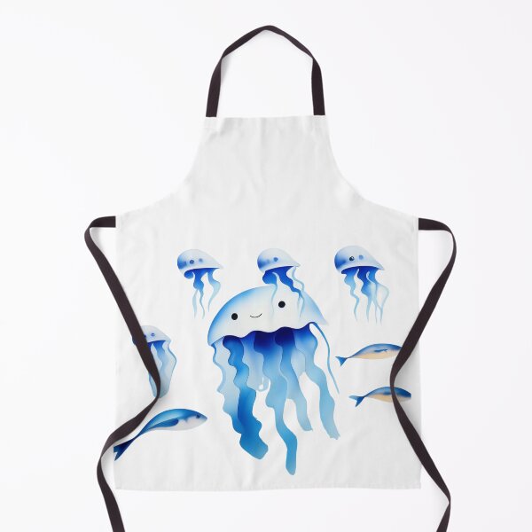 Item preview, "Happy Jellyfish – Fun Marine Art" designed and sold by Inspcolores.