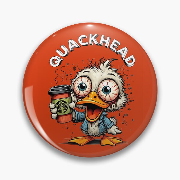 Item preview, Quack Funny Duck | Caffeine Addict Coffee Humor Cartoon designed and sold by Cree8if.