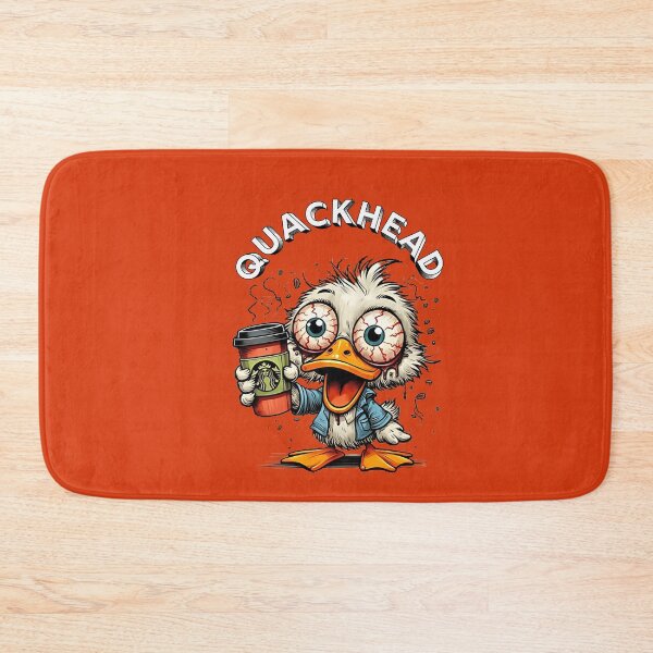 Item preview, Quack Funny Duck | Caffeine Addict Coffee Humor Cartoon designed and sold by Cree8if.