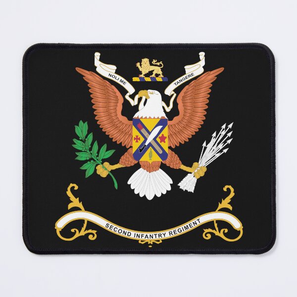 Item preview, Army - Regimental Colors - 2nd Infantry Regiment  - NOLI ME TANGERE X 300 designed and sold by Military Insignia Products.