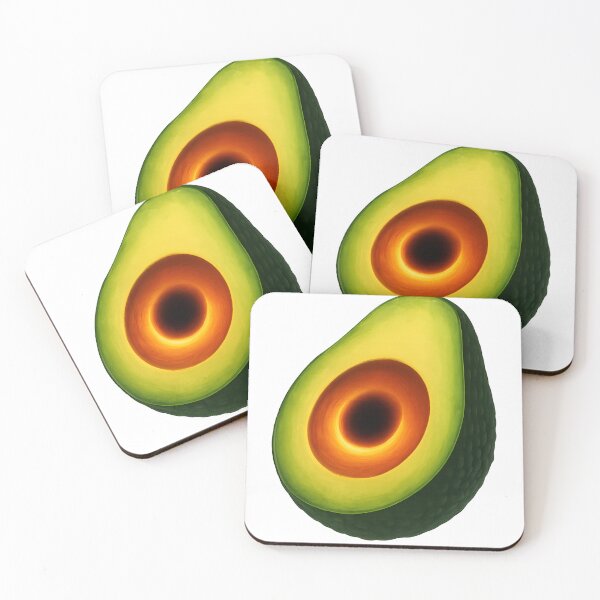 Item preview, Black Hole Avocado Surreal Illustration | Cosmic Fruit Half Cut Planet Art T-Shirt & Poster designed and sold by Pixcelcosmic.