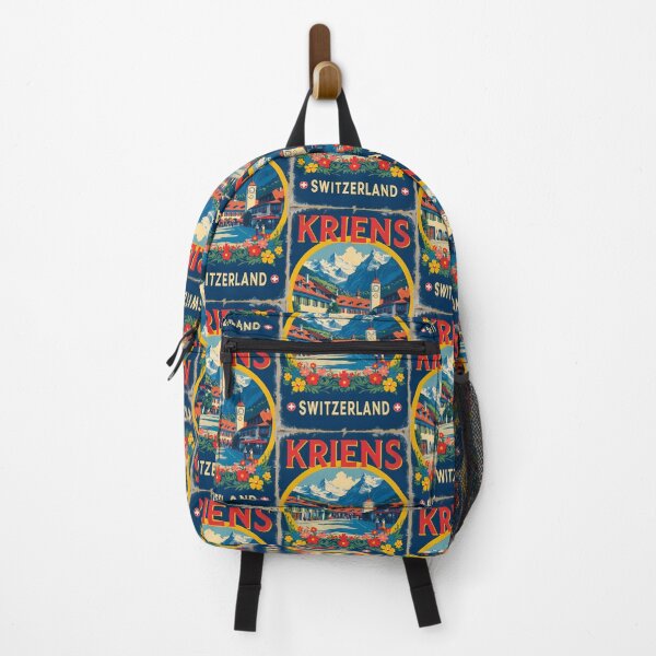 Item preview, Kriens Switzerland 1950s Vintage Travel Tourism designed and sold by TravelersGems.