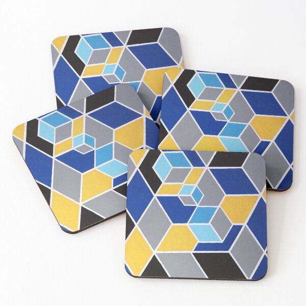 Item preview, Cubic poetry designed and sold by Richard Leclerc, Artiste peintre.