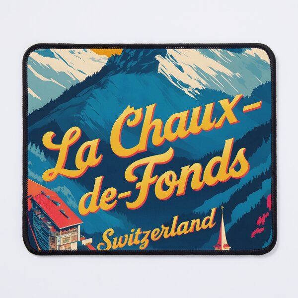 Item preview, La Chaux de Fonds Switzerland 1950s Vintage Travel Tourism designed and sold by TravelersGems.
