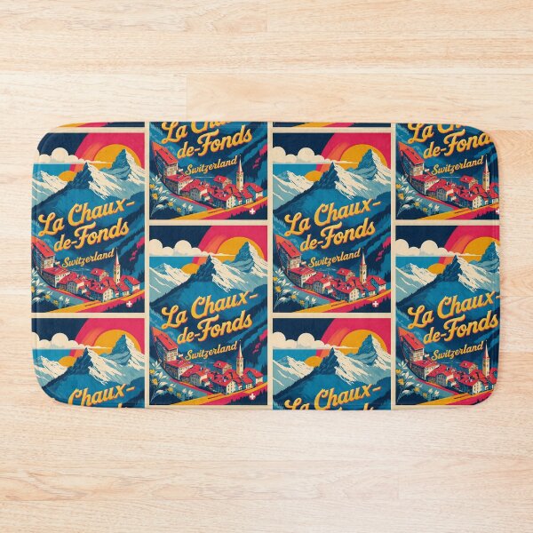 Item preview, La Chaux de Fonds Switzerland 1950s Vintage Travel Tourism designed and sold by TravelersGems.