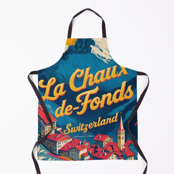 Item preview, La Chaux de Fonds Switzerland 1950s Vintage Travel Tourism designed and sold by TravelersGems.