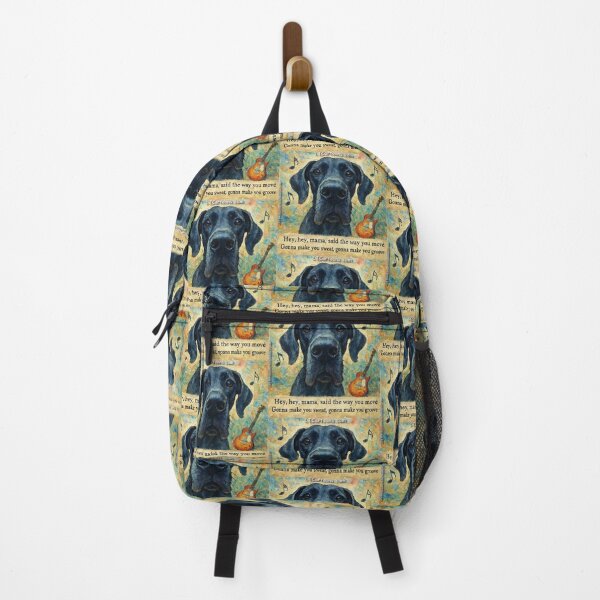 Item preview, Black Dog Groove: Led Zeppelin-Inspired Great Dane Art designed and sold by Rick London Gifts.