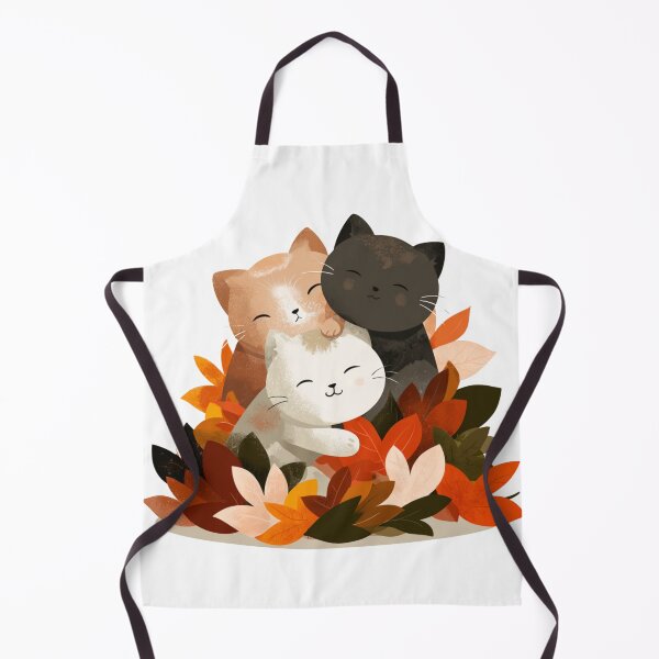 Item preview, Adorable Cats in Leaves designed and sold by NicolasGlowArt.