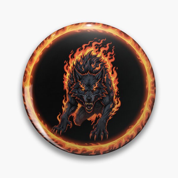 Item preview, Angry Black Wolf on Fire designed and sold by MattSplatt25.