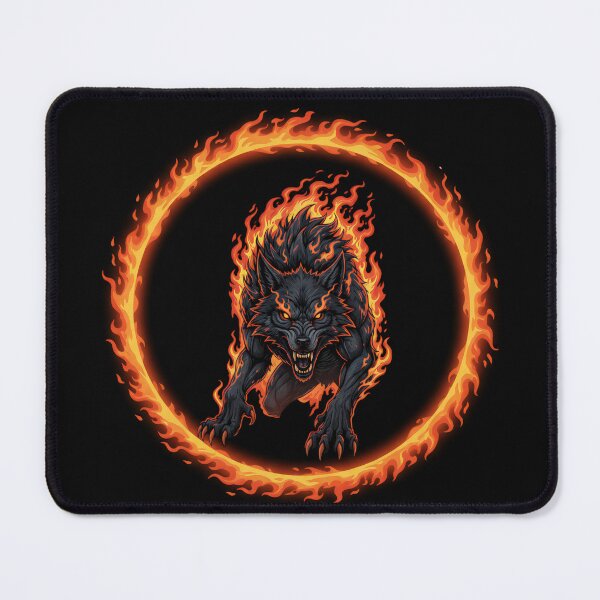 Item preview, Angry Black Wolf on Fire designed and sold by MattSplatt25.