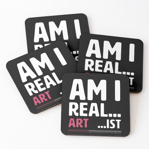 Item preview, Am I Real... Art ...ist (PINK) designed and sold by CreArtorium.