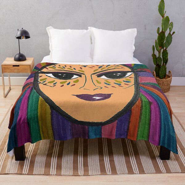 Item preview, Cosmic Radiance – Psychedelic Portrait Art designed and sold by BulletKitty82.