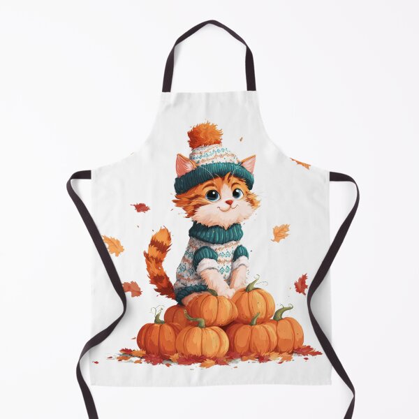 Item preview, Cat and Pumpkins designed and sold by NicolasGlowArt.