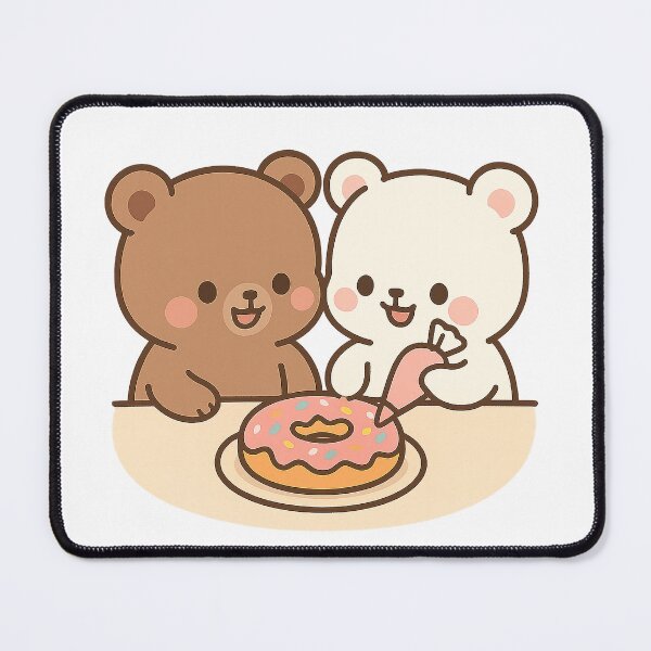 Item preview, Bears Making Donut Together designed and sold by YnMstudio25.
