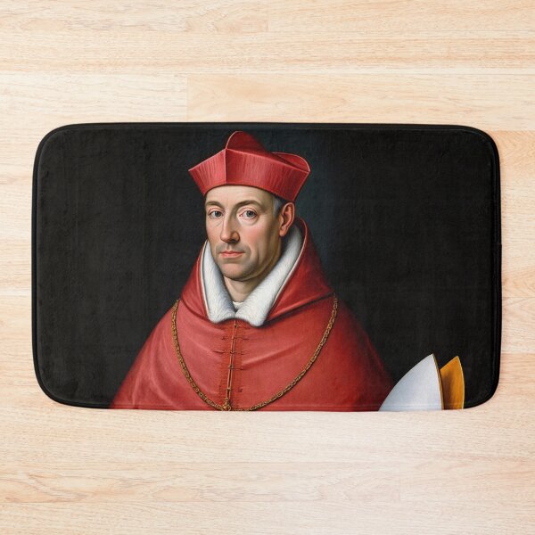 Item preview, Portrait of a Catholic Cardinal Renaissance era painting  designed and sold by Vintage Designs +.
