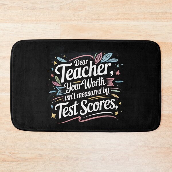 Item preview, Teacher Health Matters Chalkboard Quote designed and sold by Blok45.