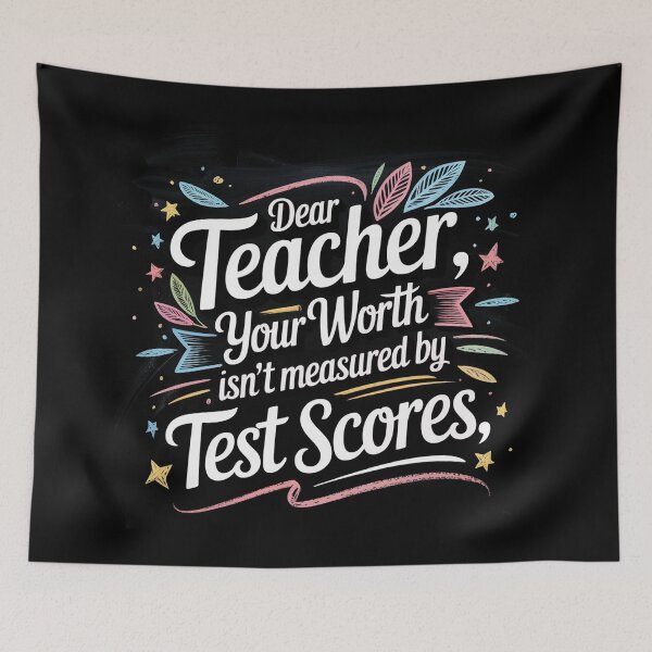 Item preview, Teacher Health Matters Chalkboard Quote designed and sold by Blok45.