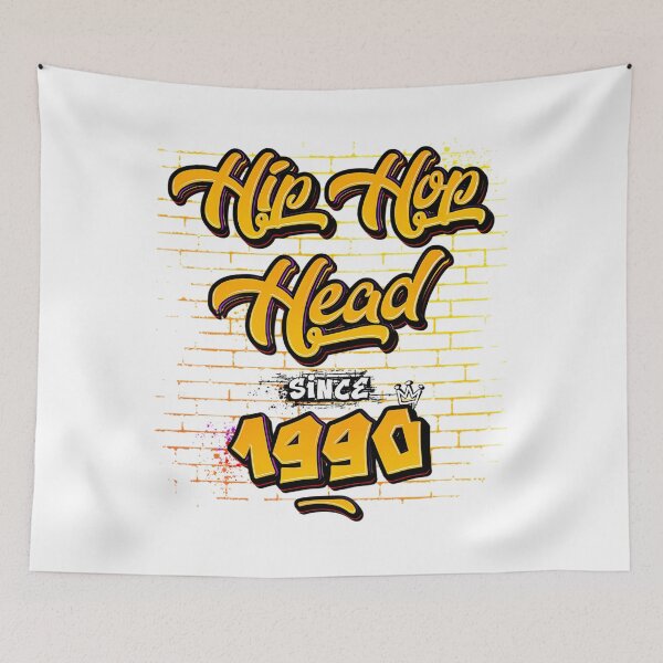 Item preview, Hip-Hop Head Since 1990 - 35 Years Of Real Vibes designed and sold by KAYLANIDENN.
