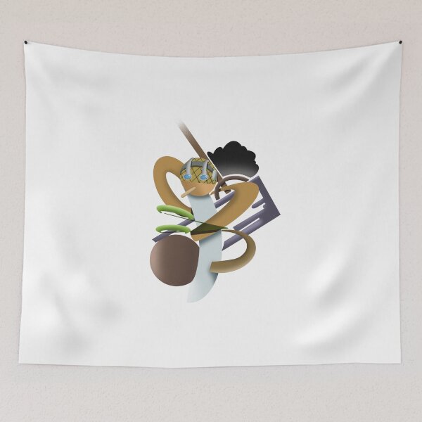 Item preview, Abstract God Usopp – One Piece Inspired Art designed and sold by Dospart.