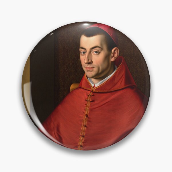 Item preview,  Portrait of a Catholic Cardinal Renaissance era painting  designed and sold by Vintage Designs +.