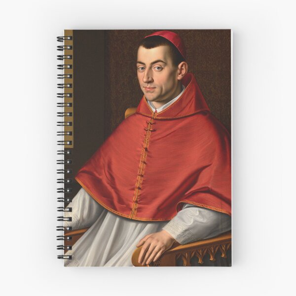 Item preview,  Portrait of a Catholic Cardinal Renaissance era painting  designed and sold by Vintage Designs +.