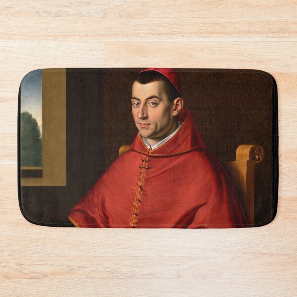 Item preview,  Portrait of a Catholic Cardinal Renaissance era painting  designed and sold by Vintage Designs +.