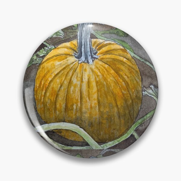 Item preview, Pumpkin patch watercolour painting  designed and sold by Bmoony.